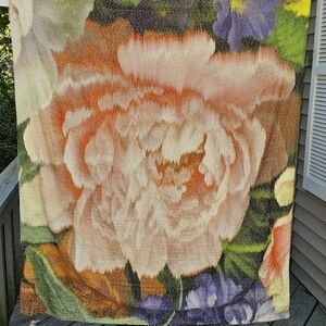 Callisto Home 50 x 60 Floral Boucle Throw Blanket
